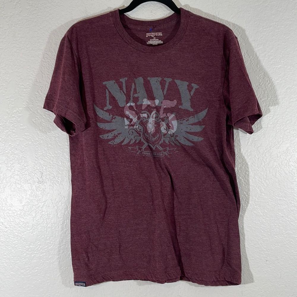 JANSPORT US NAVY PRIDE & HONOR Graphic Tee T-shirt Size Medium